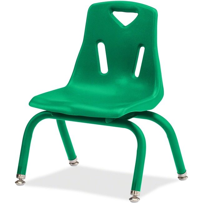 Jonti-Craft, Inc. Chair Stack Powder 10" Green JNT8120JC1119