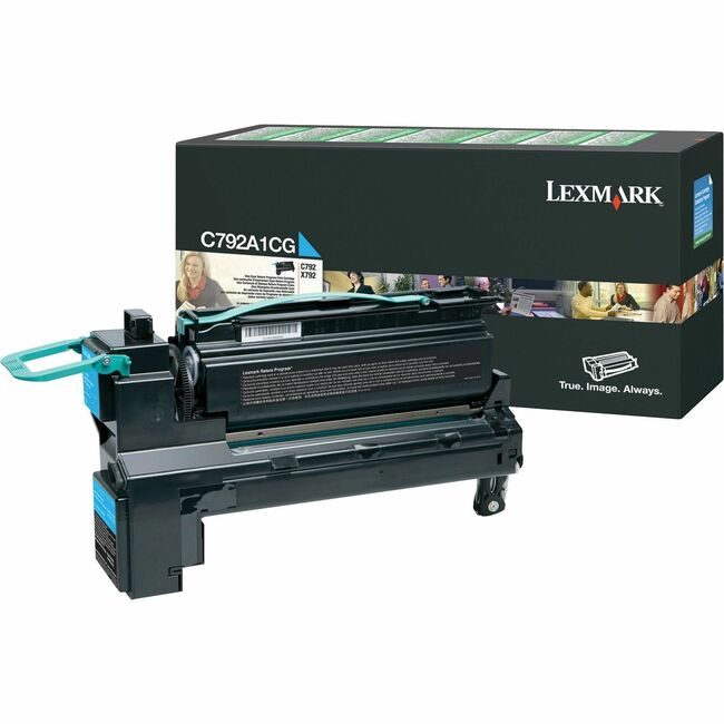 Lexmark International Toner 792 SRS Rtn P Cyn 6K LEXC792A1CG