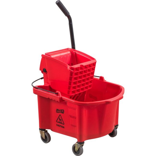 Genuine Joe Combo Wringer Bucket Red GJO18800