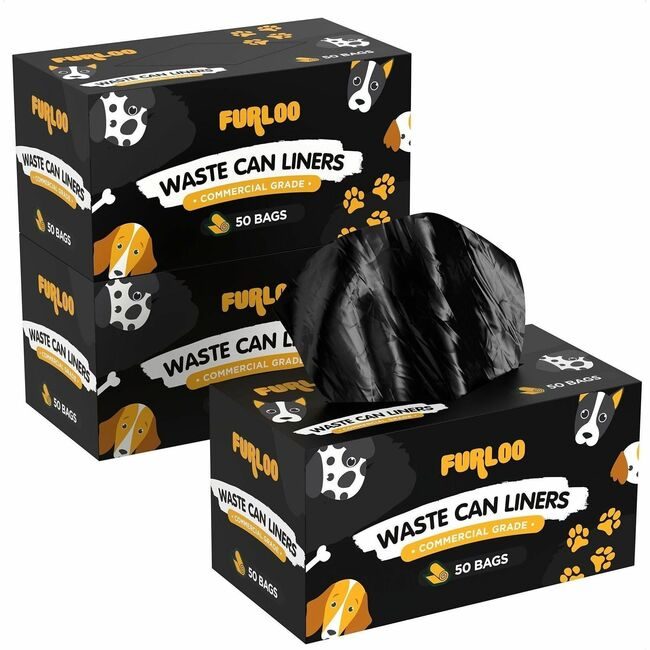 GRITT Commercial Furloo Pet Waste Can Liners 2 Pack GRIFLO222PK