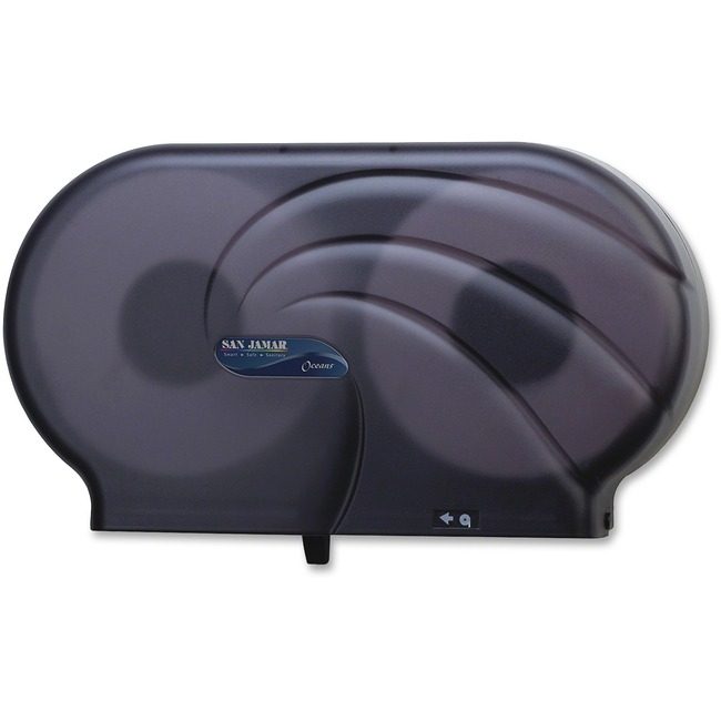 San Jamar Dispenser 9" Twin Rl Black SJMR4090TBK