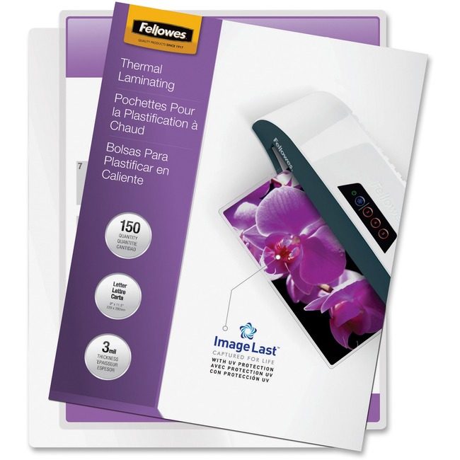 Fellowes Brands Pouch Lam Letter 3MIL 150 Pack FEL5200509
