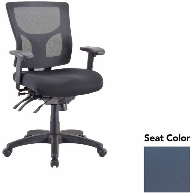 Lorell Chair Mid Back Per Blue LLR6200101