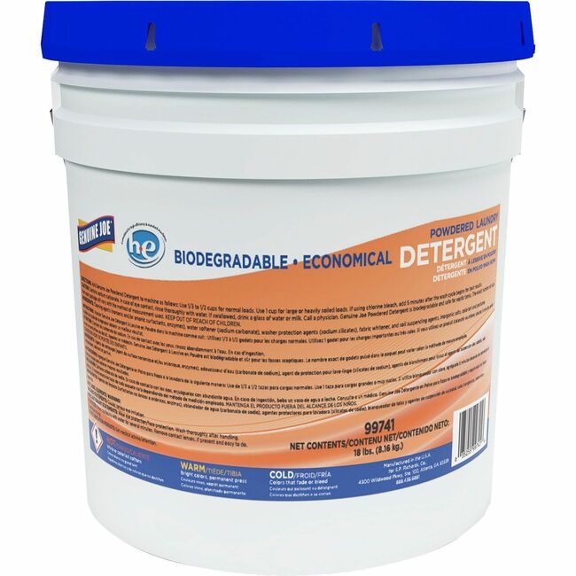 Genuine Joe Detergent Laundry Pwdr 18LB GJO99741