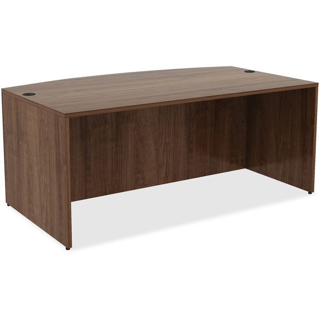 Lorell Desk Bow Lam 71X41 Wt LLR69952