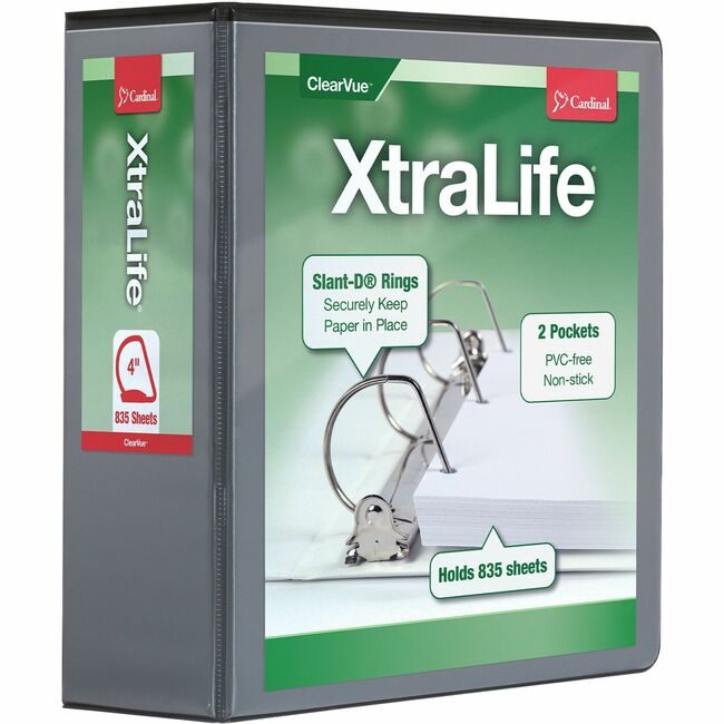 TOPS Products / Cardinal Brands Binder X-Life Dring 4" Black CRD26341