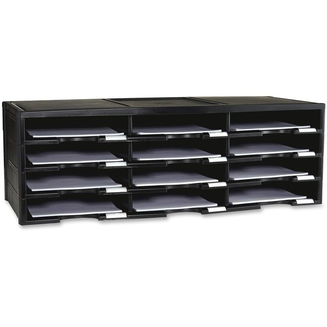 Storex Organizer Compartment Black STX61432U01C