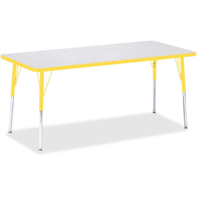 Jonti-Craft, Inc. Table Rectangle 30X72 Gy/Yw JNT6413JCA007