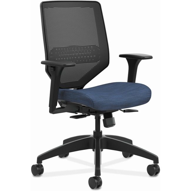 The HON Company Chair Task Midbck W/Arms Be HONSVM1ALC90TK