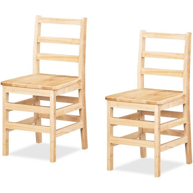 Jonti-Craft, Inc. Chair Ladderback 18"MPL 2 Pack JNT5918JC2