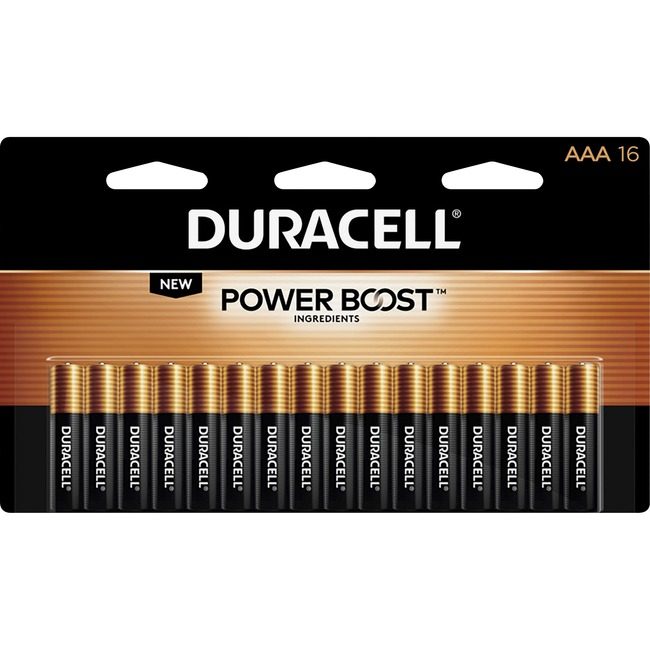 Duracell Battery Coppertop Aaa 16 Pack DURMN2400B16Z
