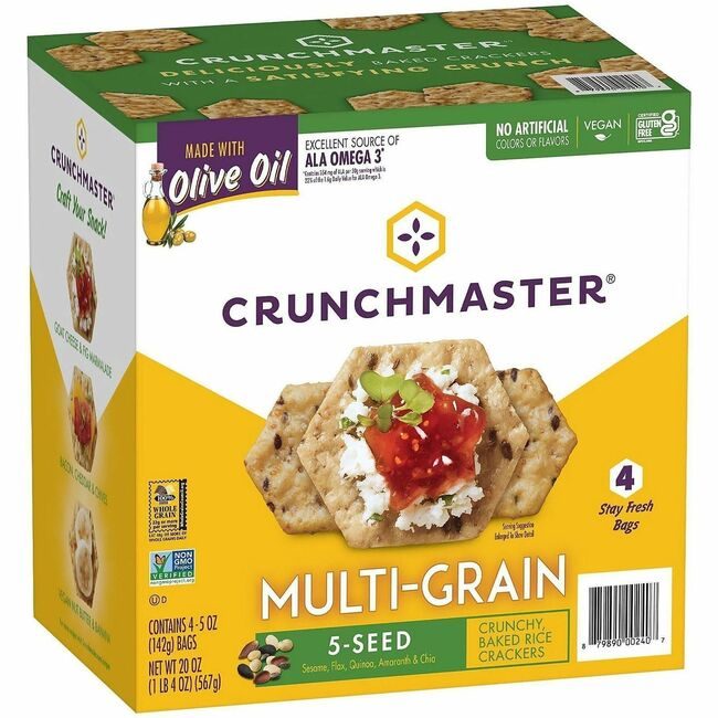 Varies / verify SKU SKU-LEVEL VERIFICATION REQUIRED Food 5 SEED CRACKERS 20OZ GRR22000757