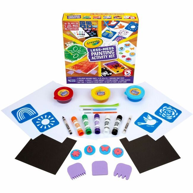 Crayola LLC Pnt Lessmessactivitykit CYO046941