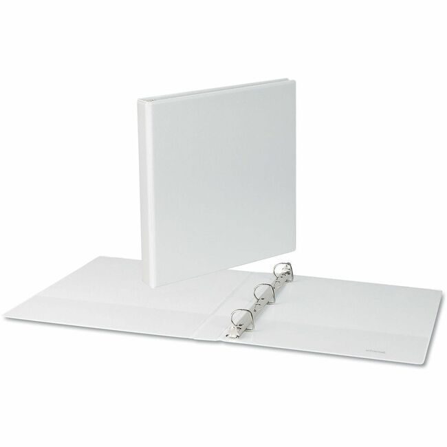 Universal Office Products Binder 1" D-Rng View 4 Pack White UNV20742PK