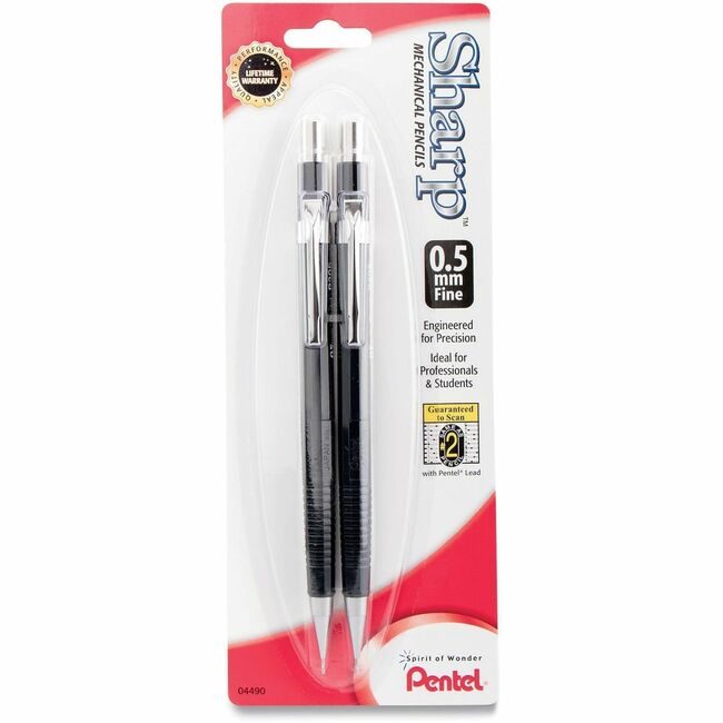 Pentel of America Pencil Sharp 0.5MM 2 Pack PENP205BP2K6