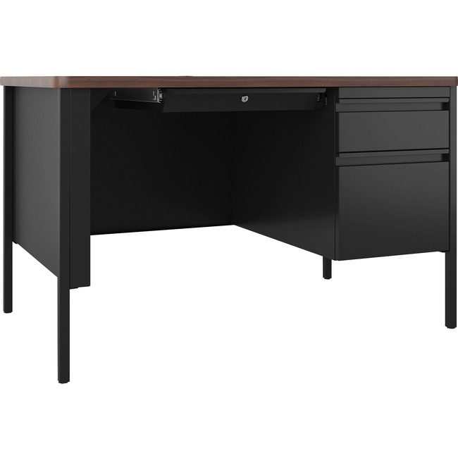Lorell Desk Teachers 30X48 Bk/Wal LLR66939