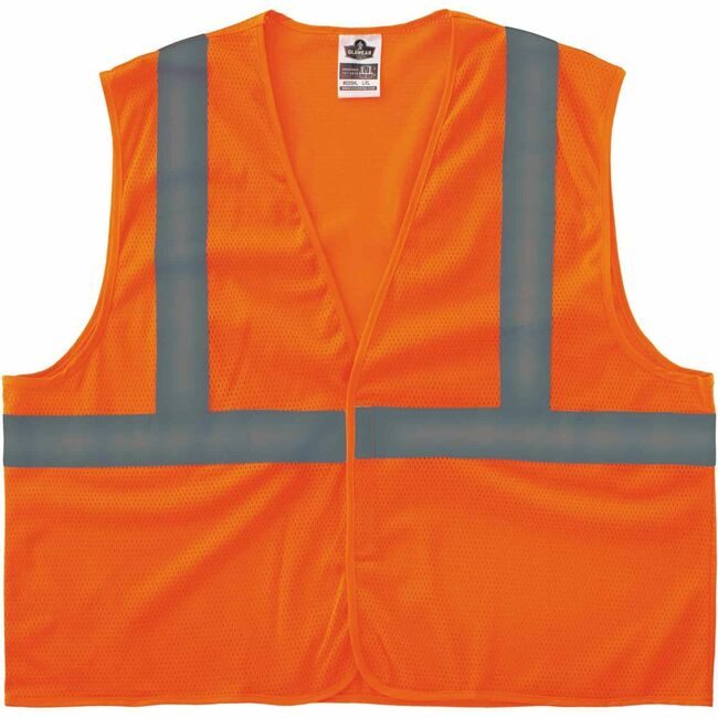 Ergodyne Vest Safety Eco Orng 2X/3X EGO21997