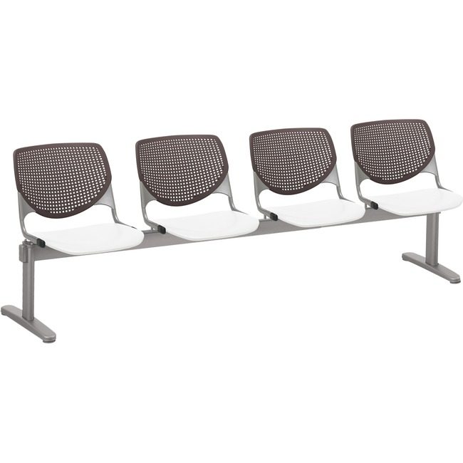 KFI Seating Beamseat 4SEAT Brown/White KFI2300BEAM4188