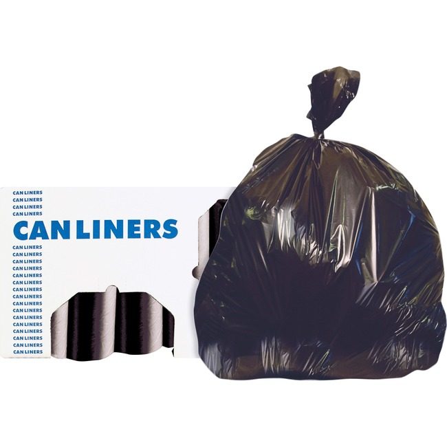 Heritage Bag / Novolex Liner Can 37X50 44GAL Black HERH7450TKR01