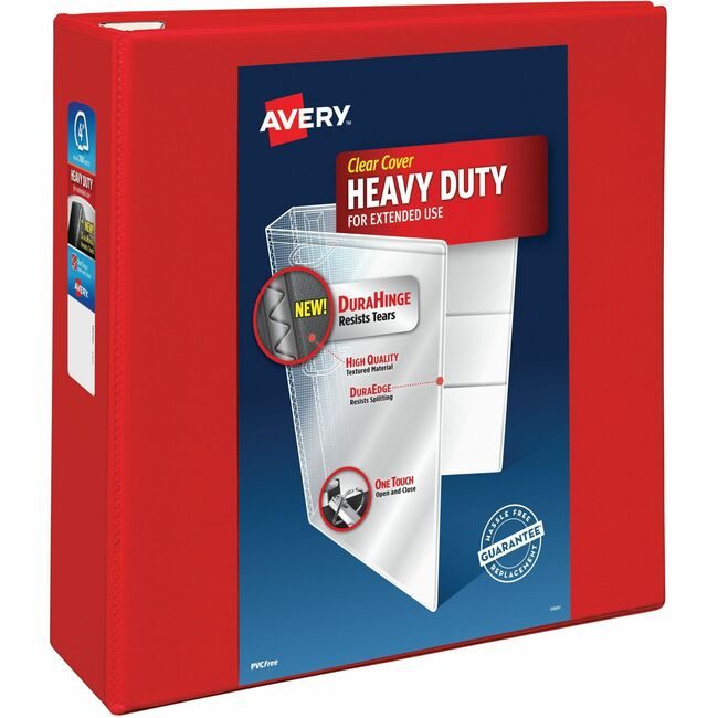 Avery Products Corporation Binder View Hd Ezd 4" Red AVE79326