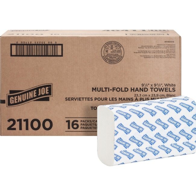 Genuine Joe Towel Multifold We 250/PK GJO21100
