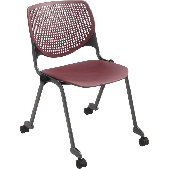 KFI Seating Poly Caster Stack Chair KFICS2300P07