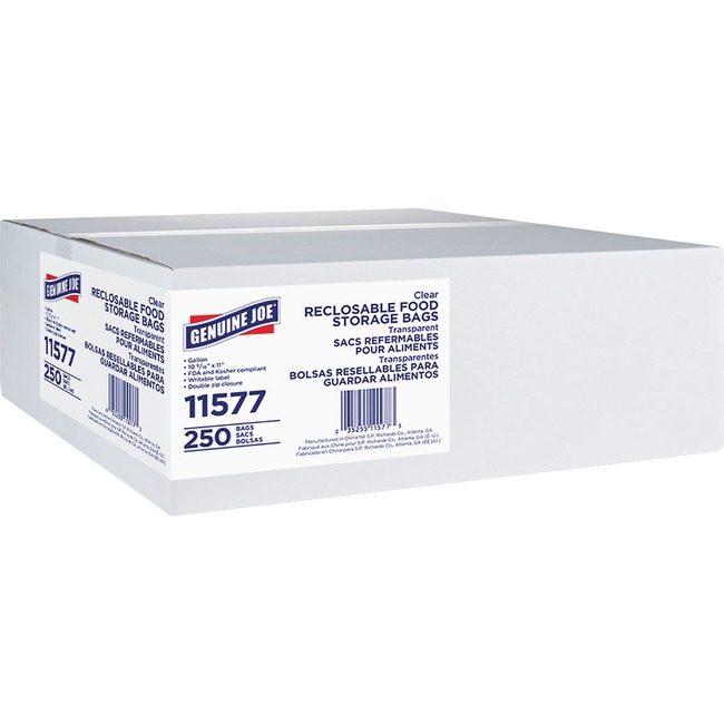 Genuine Joe Bag 1 GAL Reclosable GJO11577