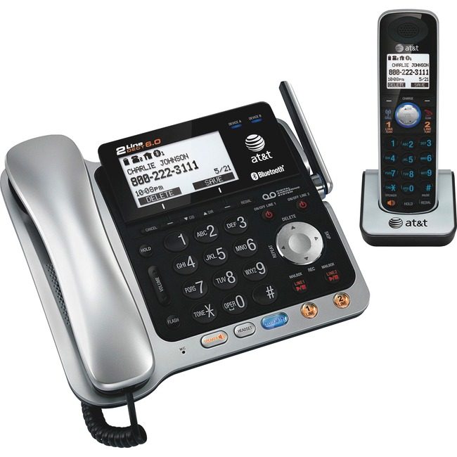 AT&T Phone 2-LINE DECT6.0 W/Bt ATTTL86109
