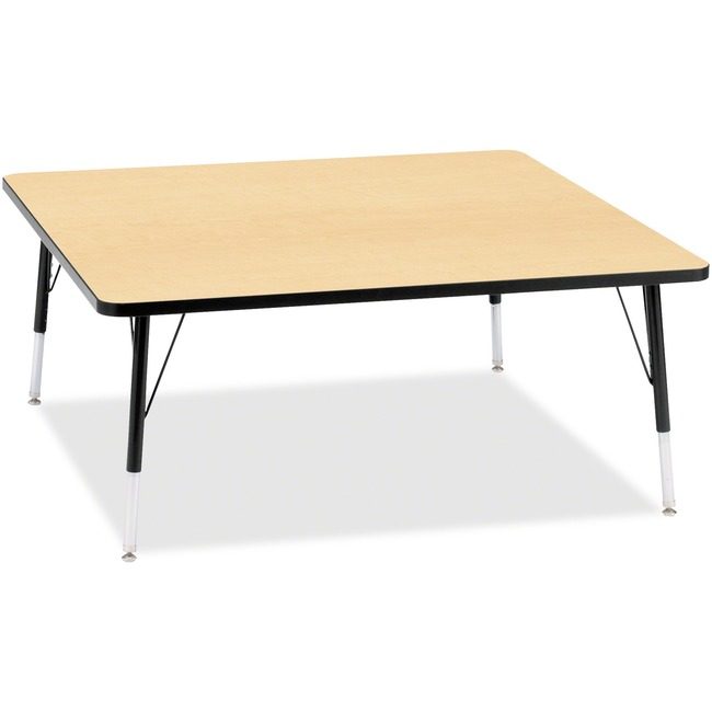 Jonti-Craft, Inc. Table Square 48X48 Mpl/Bk JNT6418JCE011