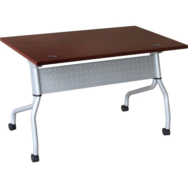 Lorell Table Trn Flip 48X24 Sl/My LLR60722