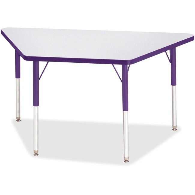 Jonti-Craft, Inc. Table Trapezoid 24X48 Gy/Pe JNT6438JCA004