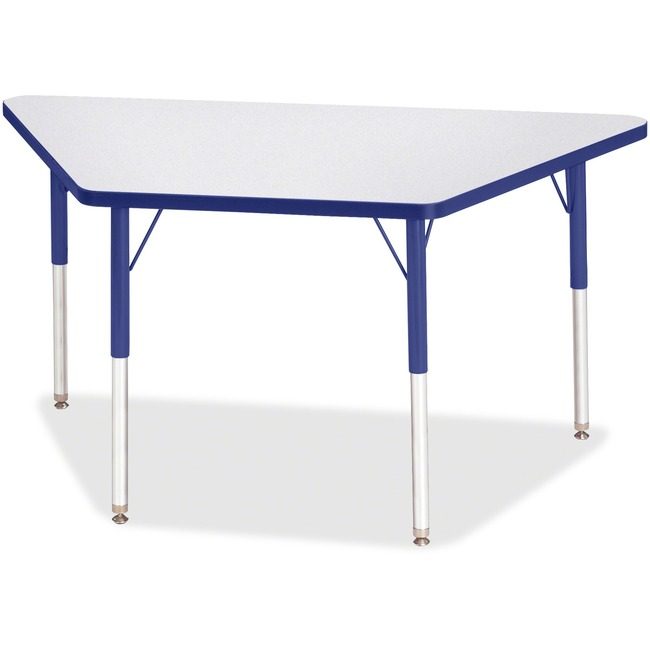 Jonti-Craft, Inc. Table Trapezoid 24X48 Gy/Be JNT6438JCA003