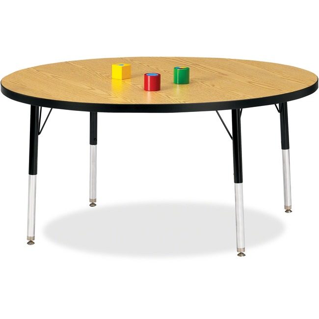 Jonti-Craft, Inc. Table Activity 48"RND Ok/Bk JNT6433JCE210