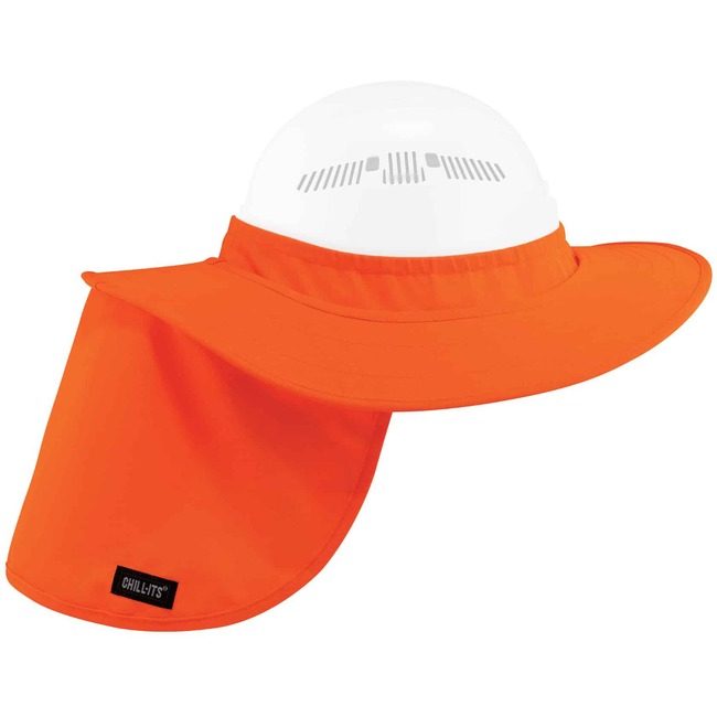 Ergodyne Hard Hat Brim W/Shade Orng EGO12641