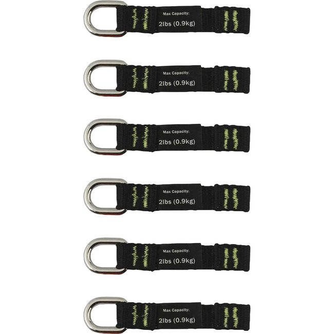 Ergodyne WEB TAILS 6-PK Short Black EGO19703