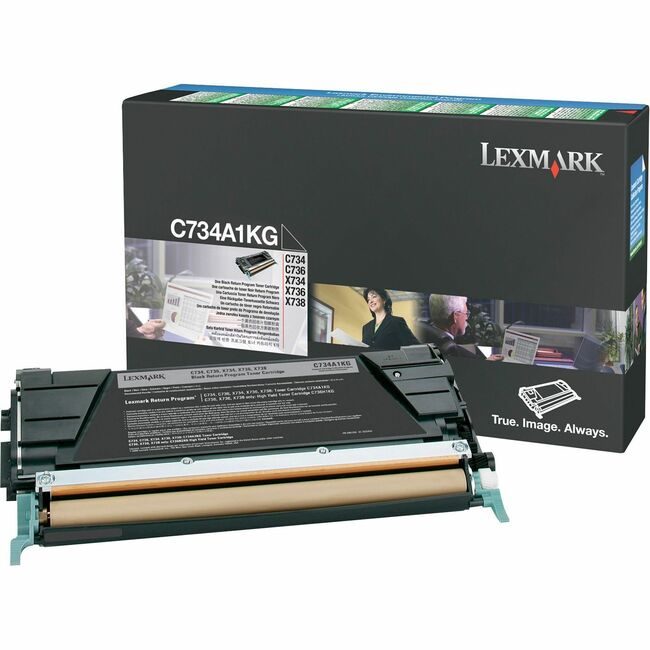 Lexmark International Crtdg C73X Rtp 8K Black LEXC734A1KG