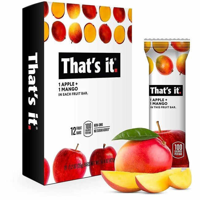 Varies / verify SKU SKU-LEVEL VERIFICATION REQUIRED Food Thats It Apple Mango 12 Count GRR30700257