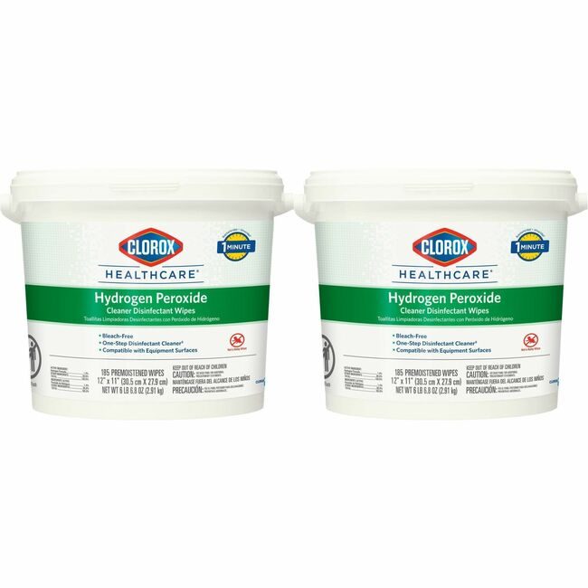 CloroxPro / Clorox The Clorox Company CloroxPro / Wipes Dsfct Hperox 185 Count CLO30826CT