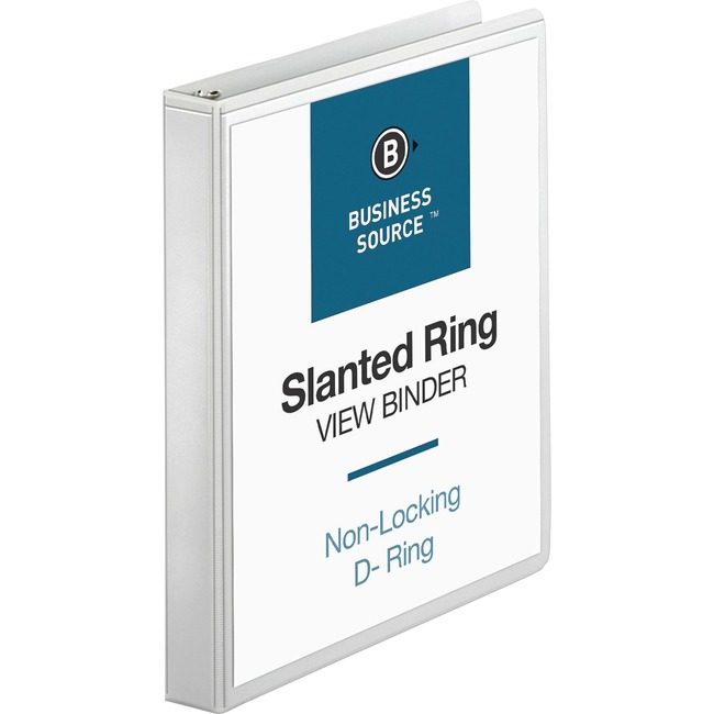 Business Source Binder View D-Ring 1" We BSN28440
