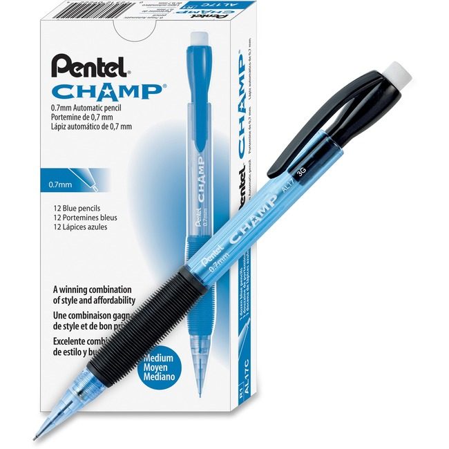 Pentel of America Pencil Champ 0.7MM Be 12 Pack PENAL17C