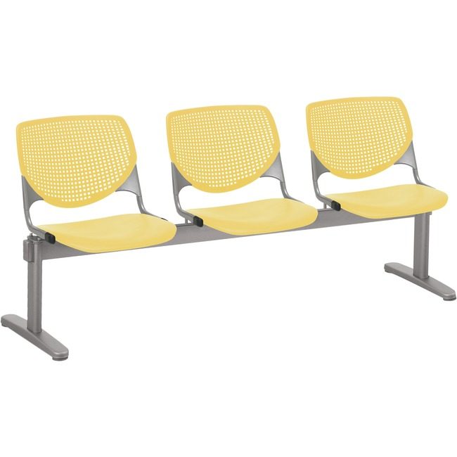 KFI Seating Beamseat 3SEAT Yel/Yel KFI2300BEAM3P12