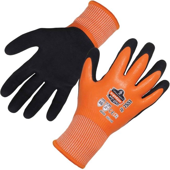 Ergodyne Gloves Cr Wp Work A5 S Orng EGO17672