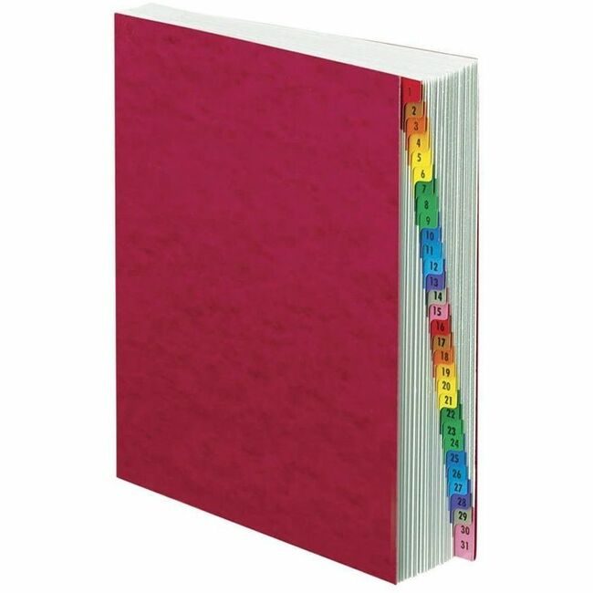 Pendaflex File Desk Daily 1-31 Red PFX11014