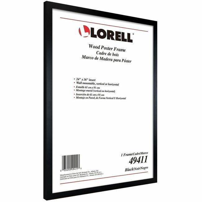 Lorell Frame Wood Wide 24X36 LLR49411