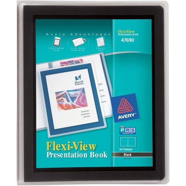 Avery Products Corporation Book Presntation Vw Black 24PG AVE47690