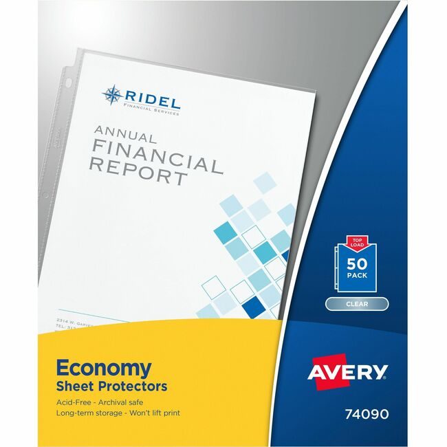 Avery Products Corporation Protector Sheet Nonstck Clear AVE74090