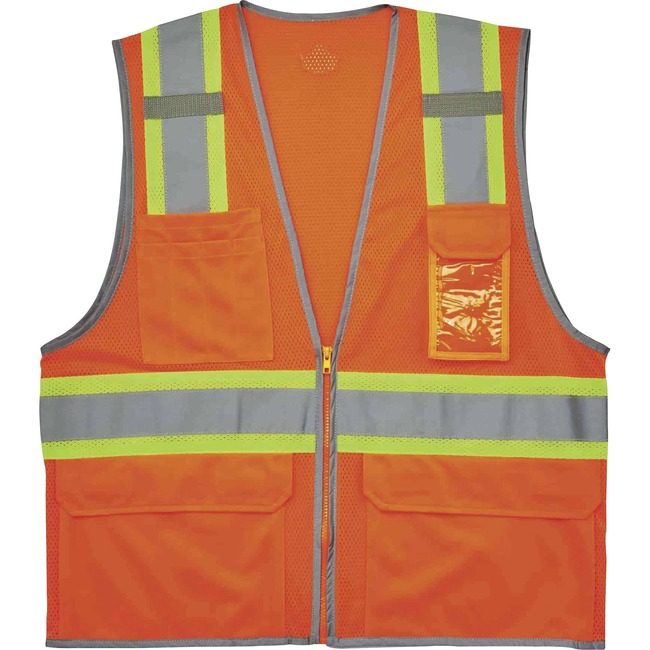 Ergodyne Vest 2-TONE Mesh 2X/3X Orng EGO24137