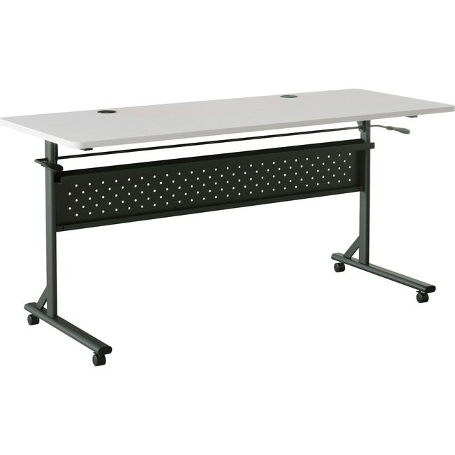 Lorell Table Flipper 60X24 Gray LLR60766