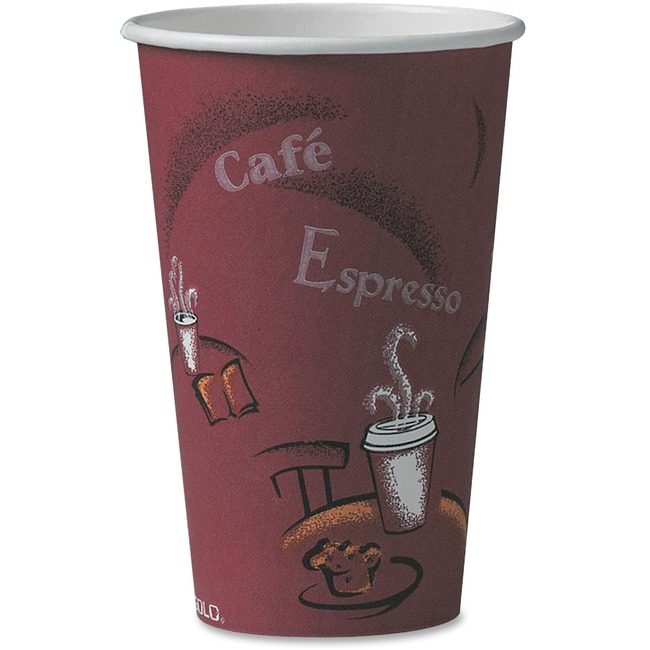 Dart Container Corporation Solo Cup Paper Hot Bistro 16OZ SCC316SI0041CT