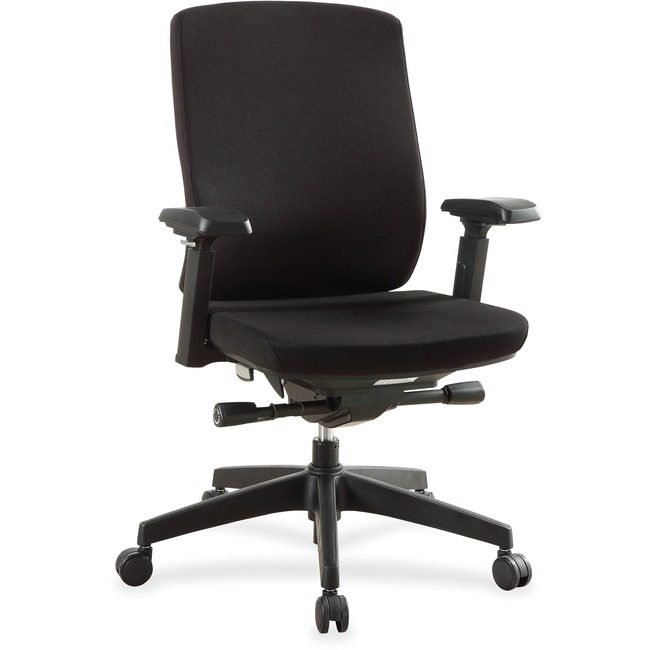 Lorell Chair Mid Molded Seat Black LLR42172
